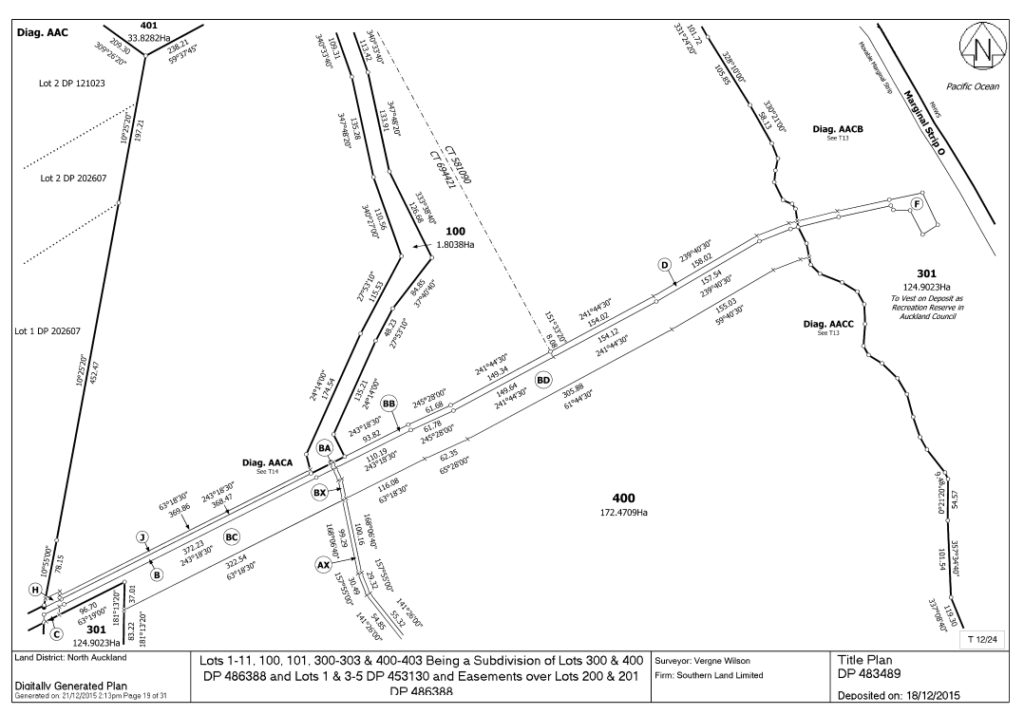 Easement-plan